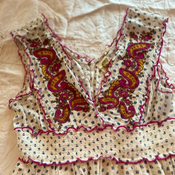 Anthropologie Maggie Embroidered Dress  Lilka XS - Picture 5 of 8